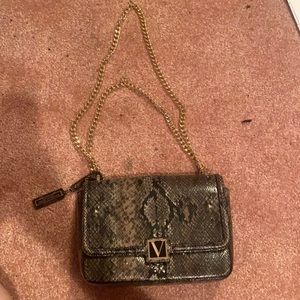 Victoria secrect snake skin purse